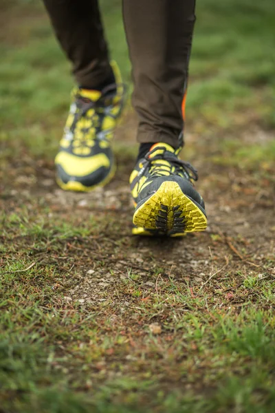 Person im Park Joggen — Stockfoto