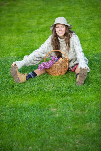 Free happy woman — Stock Photo, Image