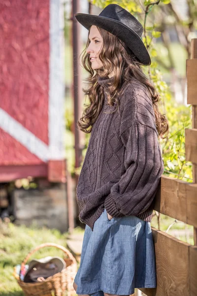 Cowgirl. — Fotografia de Stock