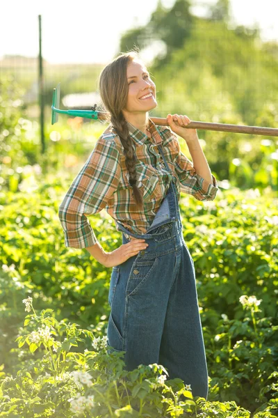 Gardening woman — Stock Photo, Image