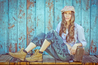 güzel bir kadın çanta