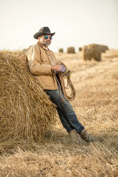 Vaquero occidental estilo hombre — Foto de Stock