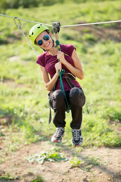 Adventure climbing high wire park