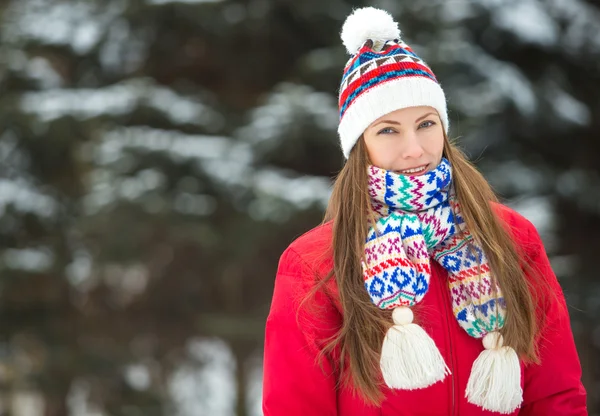 Beautiful winter girl — Stock Photo, Image