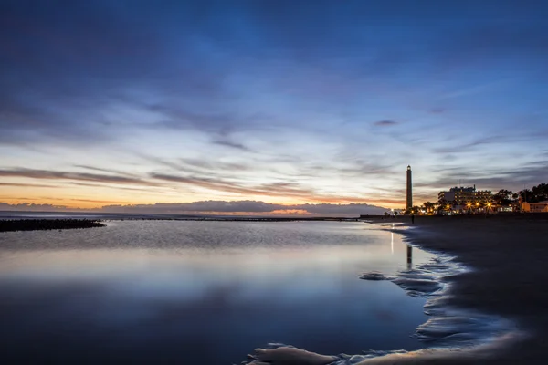 Sunset in Maspalomas — Stock Photo, Image