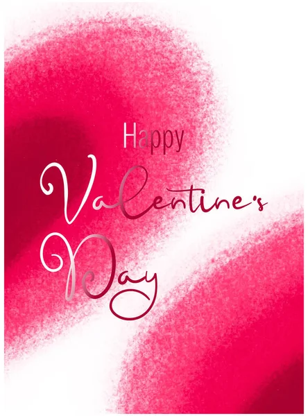 사랑하는 사람들을 위한 행복 한 발렌틴 데이 카드. — 스톡 벡터