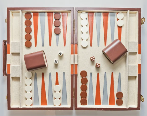 Backgammon Set — Stockfoto