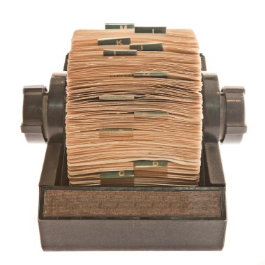 Rolodex clipart