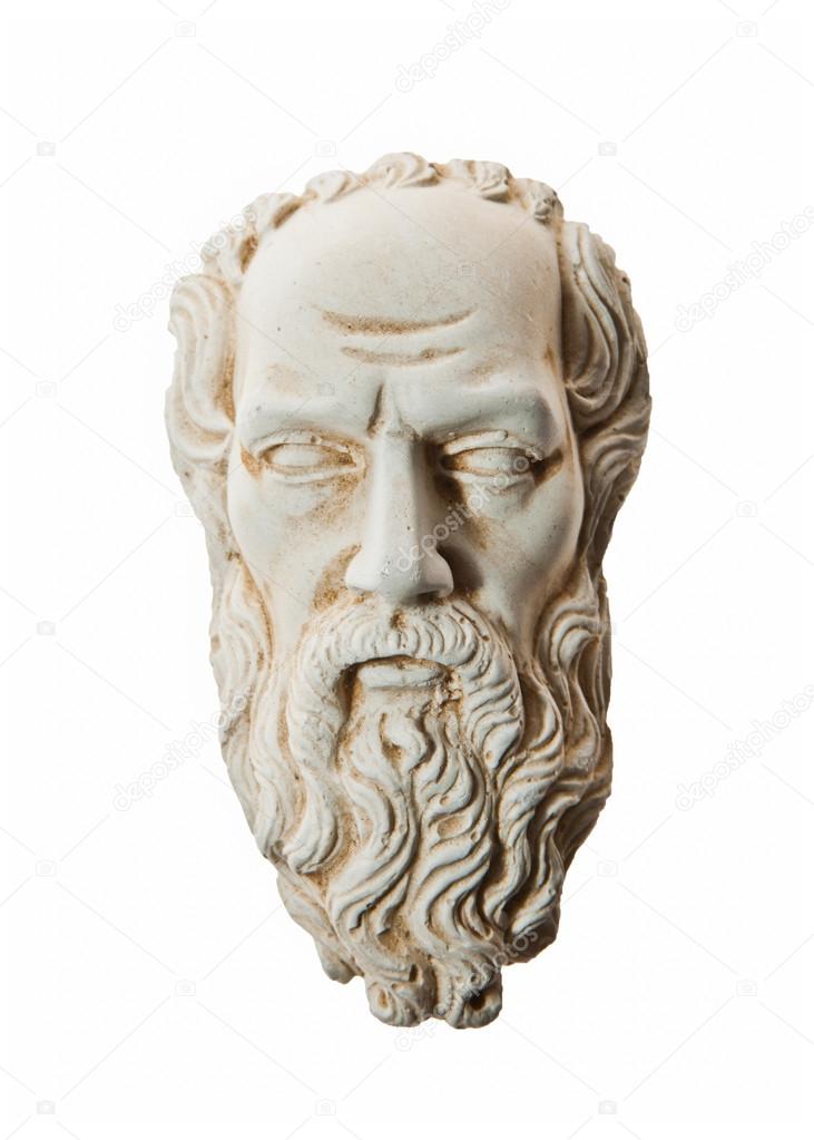 Head of Zeus sculpture
