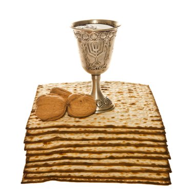 Matzo gümüş Birliği Kupası üç ceviz ve takke