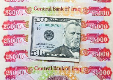 Irak dinar ve Amerikan Doları