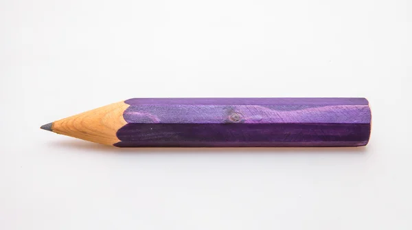 Purple wooden pencil — Stock Photo, Image