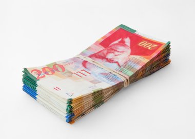 İsrail Şekeli Not arka planı