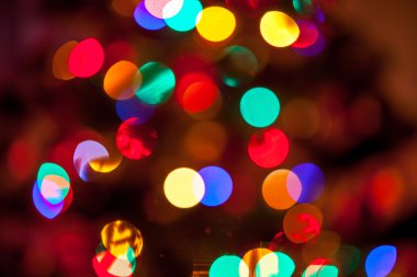 arka plan parlak Noel ışıkları