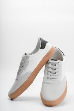 Erkek ayakkabıları arka planda. Erkek ayakkabısı. minimalizm