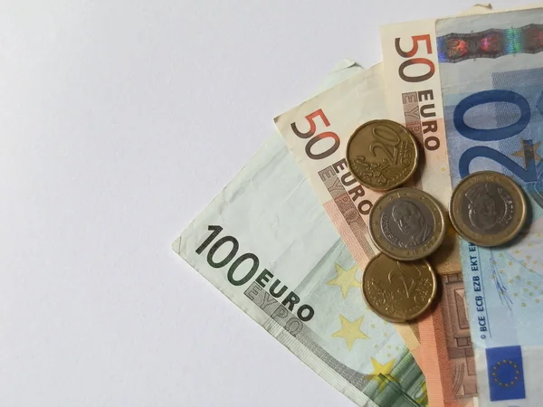 Scheine und Geld Euro — Stockfoto