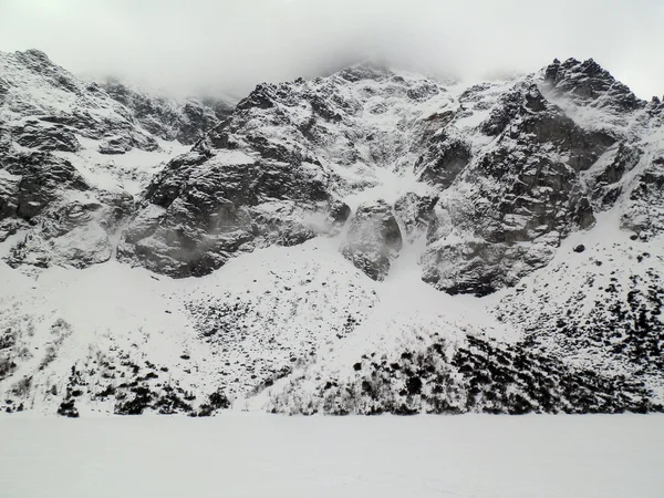 Besneeuwde berg — Stockfoto