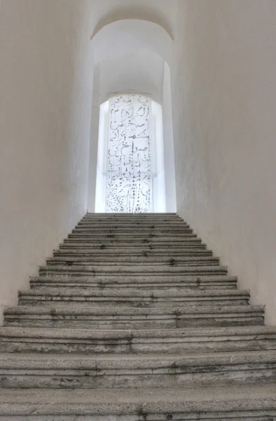 Largo con muchos escalones de escaleras — Foto de Stock