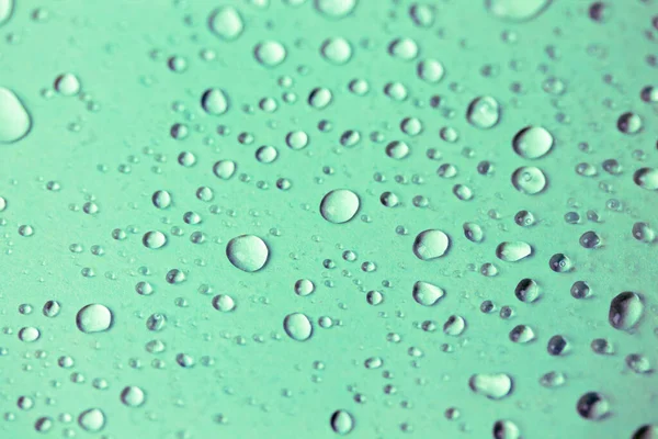 Много Маленьких Пузырьков Кислорода Водой Бирюзовый Прозрачный Жидкий Фон Текстура — стоковое фото