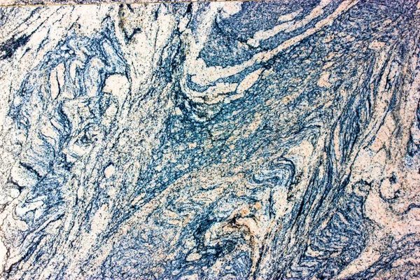 Granito Mármol Piedra Decorativa Natural Con Rayas Grises Azules Fondo — Foto de Stock