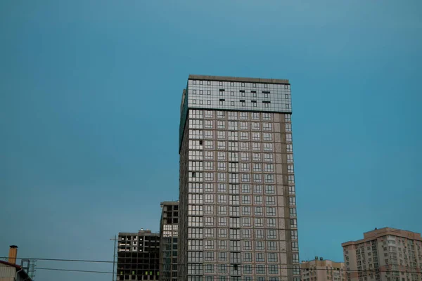 Kyiv Ukraine January 2022 Modern High Residential Multistory Apartment Building — Stock Photo, Image