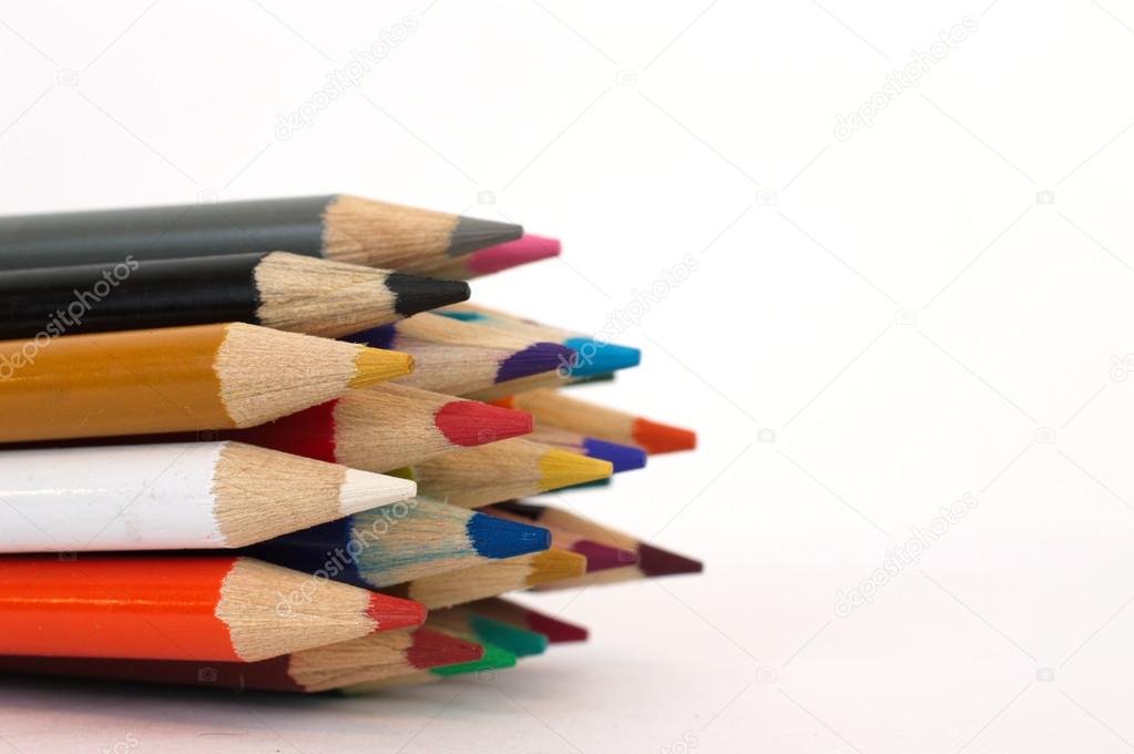 Multicolored Pencil Tips