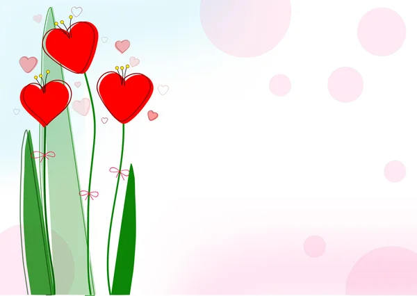 Sevgililer günü için güzel kırmızı Kalpler