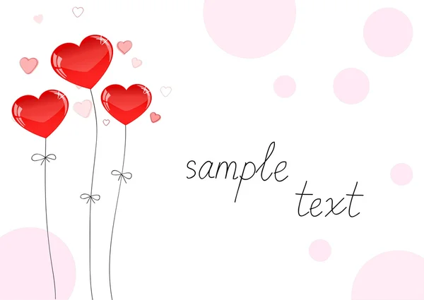 Sevgililer günü için güzel kırmızı Kalpler