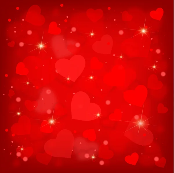 Veel mooie Valentijnsdag harten — Wektor stockowy