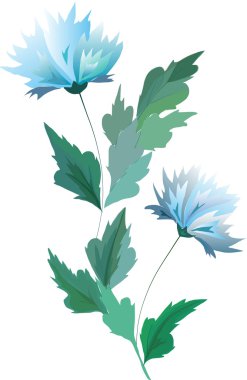 vektör güzel bahar ve yaz çiçek