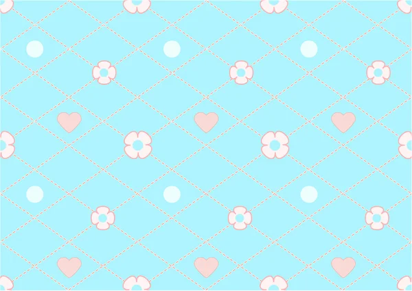 vector mavi çiçek deseni