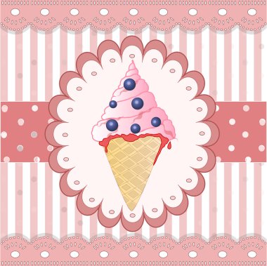 beyaz zemin üzerinde yaban mersini dondurma