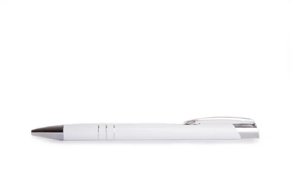 En enda vit penna — Stockfoto