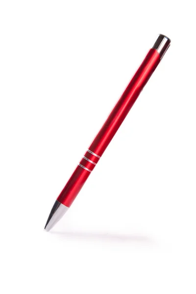Closed up pen on white — Stock Photo, Image