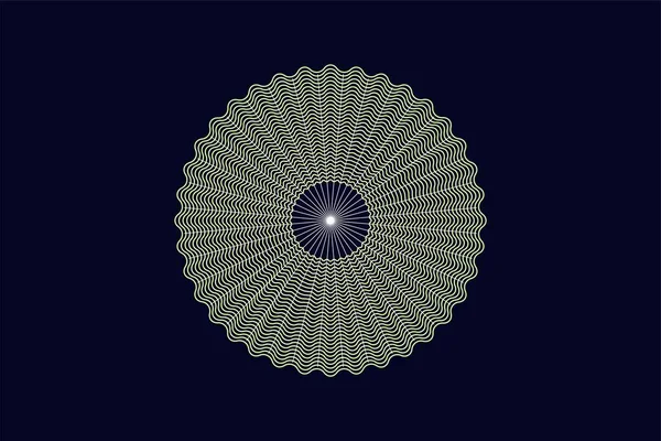 Lacivert arka planda Guilloche deseninin vektör grafiği. Vektör sertifika dokusu. Sertifika dokusu, düğün davetiyeleri, banknot, para tasarımı, para birimi, not, çek, bilet vs..