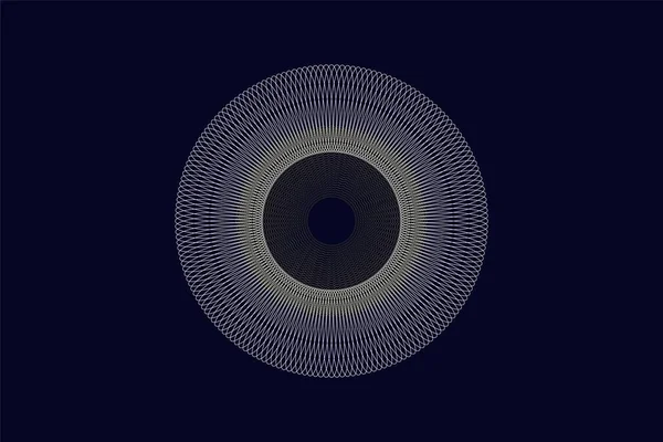 Lacivert arka planda Guilloche deseninin vektör grafiği. Vektör sertifika dokusu. Sertifika dokusu, düğün davetiyeleri, banknot, para tasarımı, para birimi, not, çek, bilet vs..