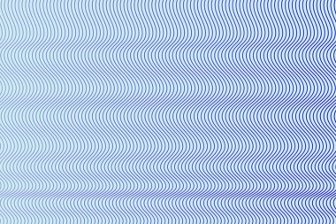 Dalgalı mavi renk grafiği grafiği. Banknotlar lonca hatlarını, desenleri, güvenli dalgaları ve pasaport kağıtlarını kontrol ediyor. Filigran banknot deseni. Vektör sertifika dokusu.