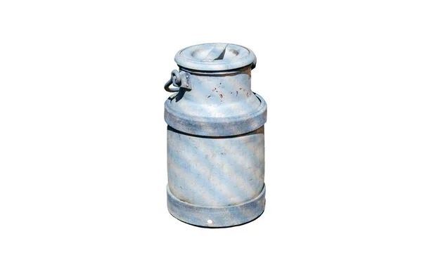 Milk jug blue white — Stock Photo, Image