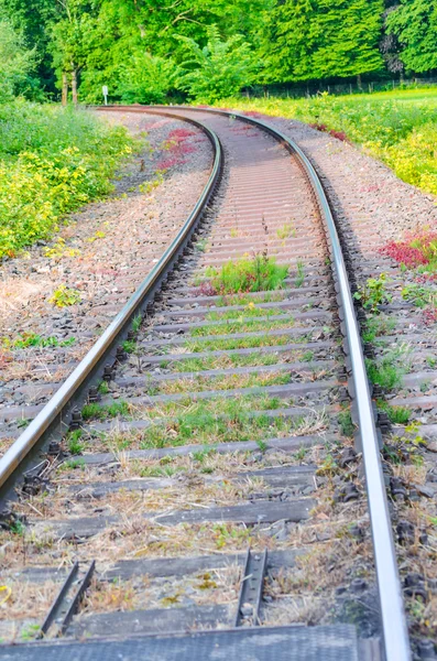 古い鉄道の線路 — ストック写真