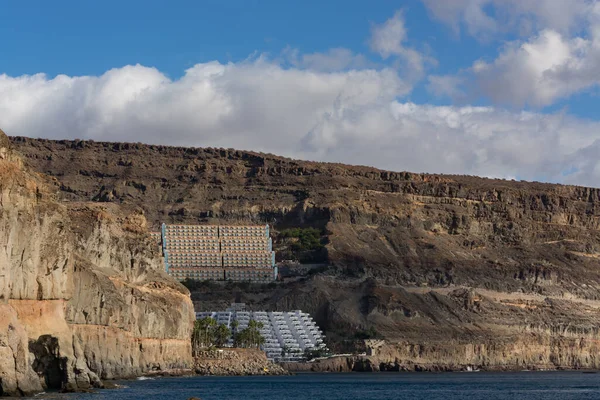 Barranco Fataga Ilha Canária Gran Canaria Verão — Fotografia de Stock