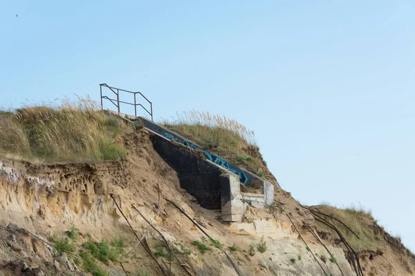 Klippe Ahrenshoop Landsby Ved Baltisk Havhalvøyas Mørke Tyskland Høsten – stockfoto