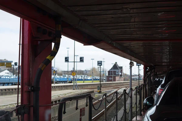 Car Train Westerland Sylt — Stock Photo, Image