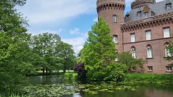 Bedburg Hau Castle Moyland Vicino Kleve Germania — Video Stock