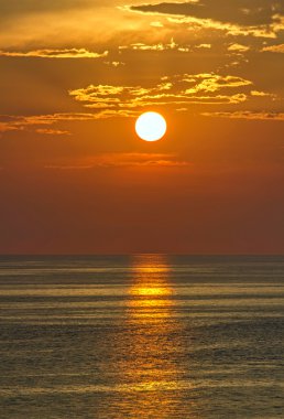 yağmur sonra İtalyan sunser