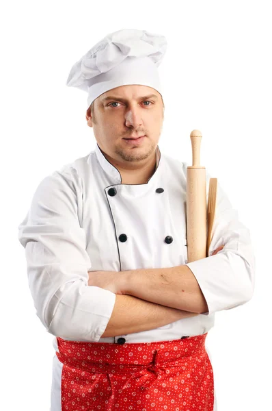 Cook with equipment — Stock Photo, Image