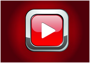 Web kırmızı düğme