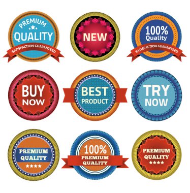 vektör etiket kümesi. EPS 10