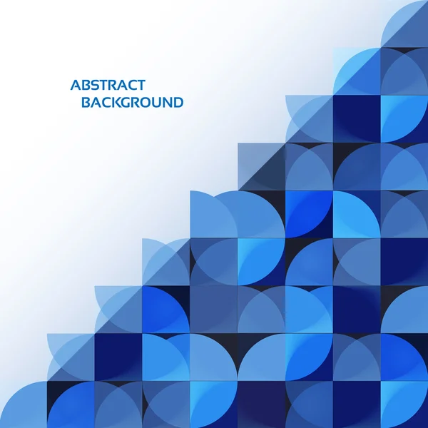 Blauwe geometrische abstracte achtergrond. EPS 10 — Stockvector