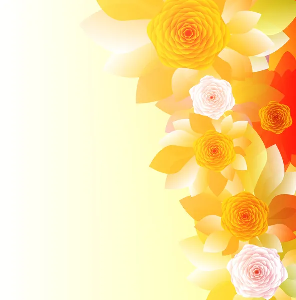 Floral abstracte achtergrond. EPS 10 — Stockvector