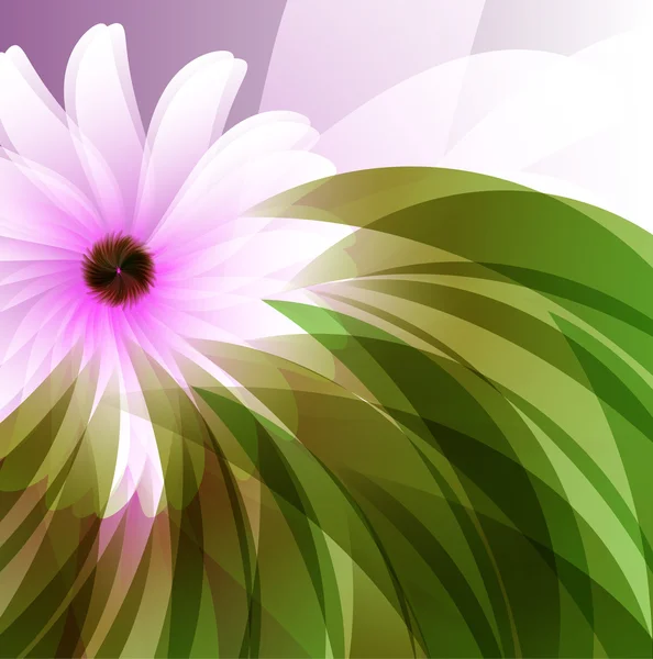 Floral abstracte achtergrond — Stockvector